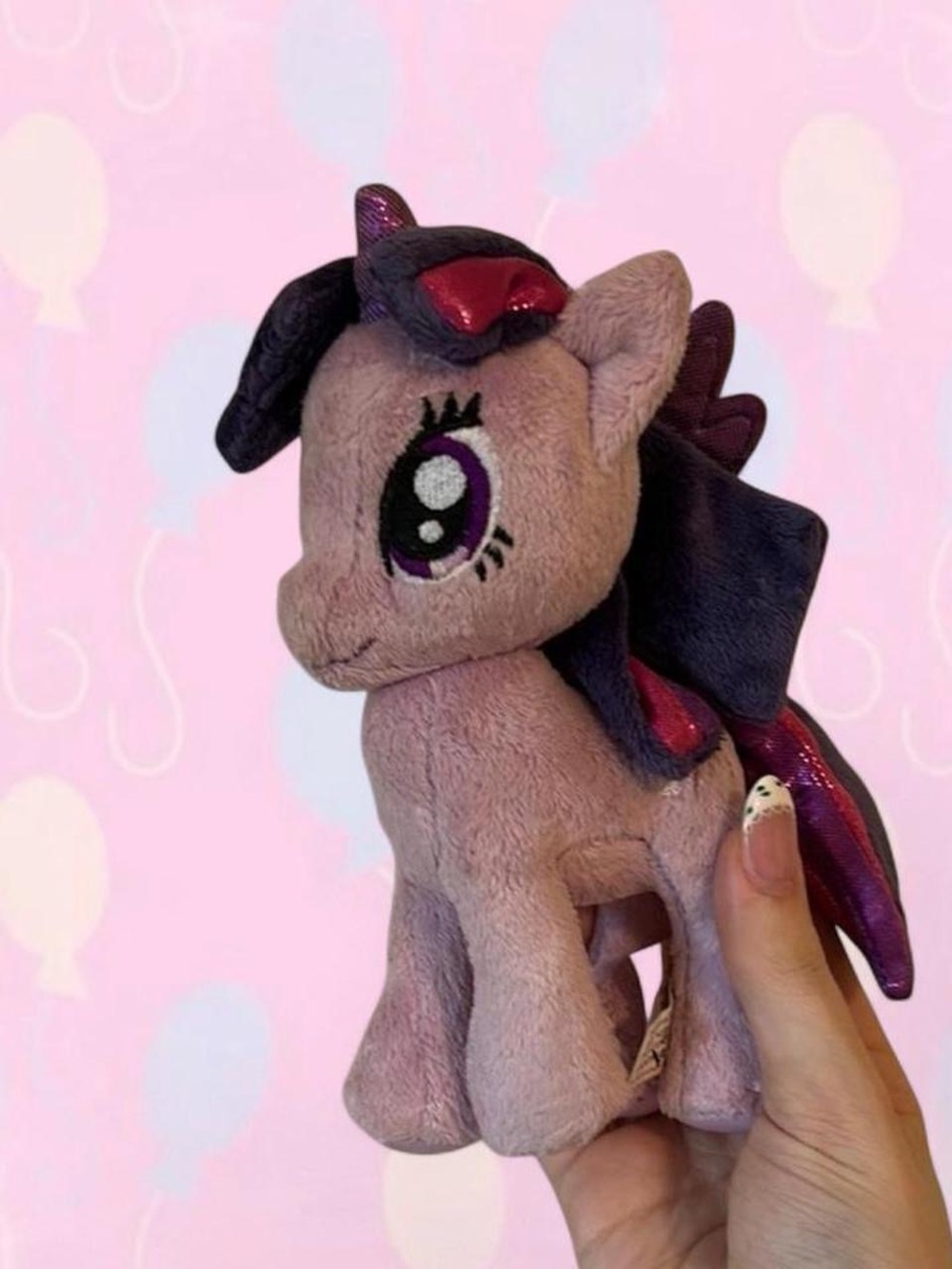 Plush Purple Pony Stuffed Toy - Soft Kids Plushie